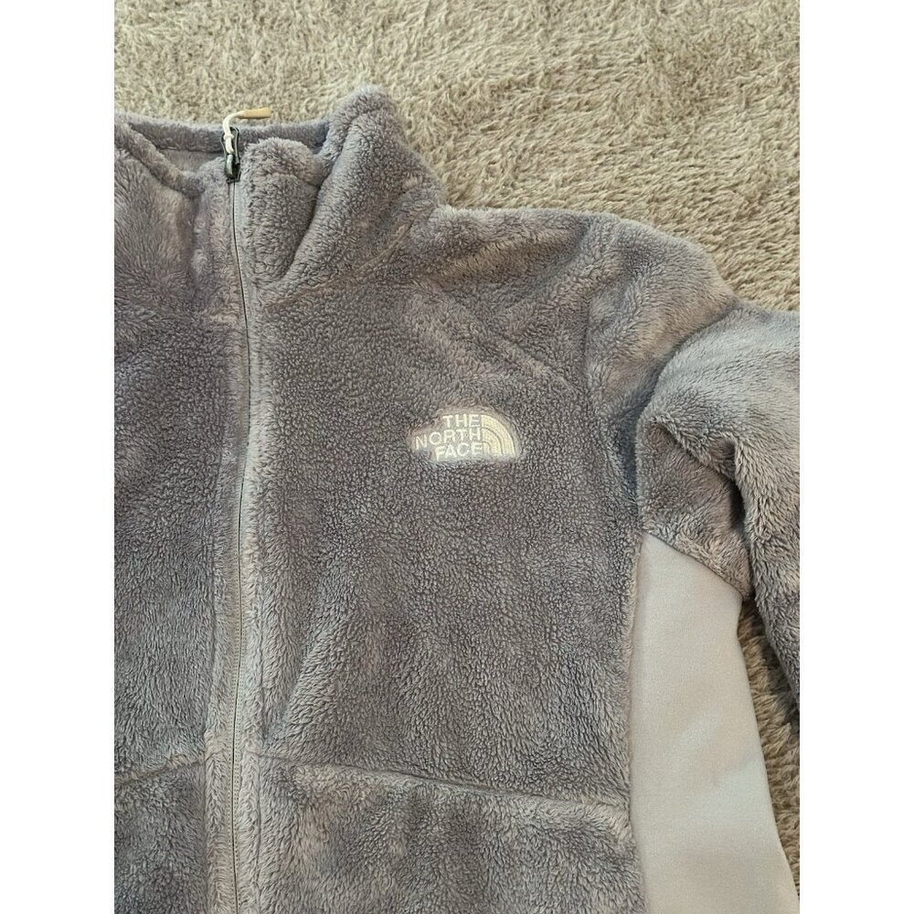 The North Face Women’s Size L Gray Soft Fleece Zip Up Jacket - Picture 5 of 16